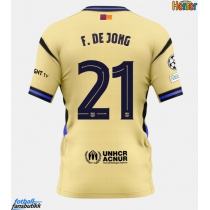 Barcelona Frenkie de Jong #21 Bortedrakt 2025-26 Kortermet